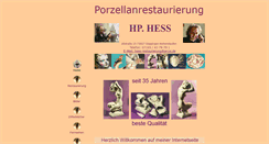 Desktop Screenshot of hess-restaurierung.de