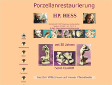 Tablet Screenshot of hess-restaurierung.de